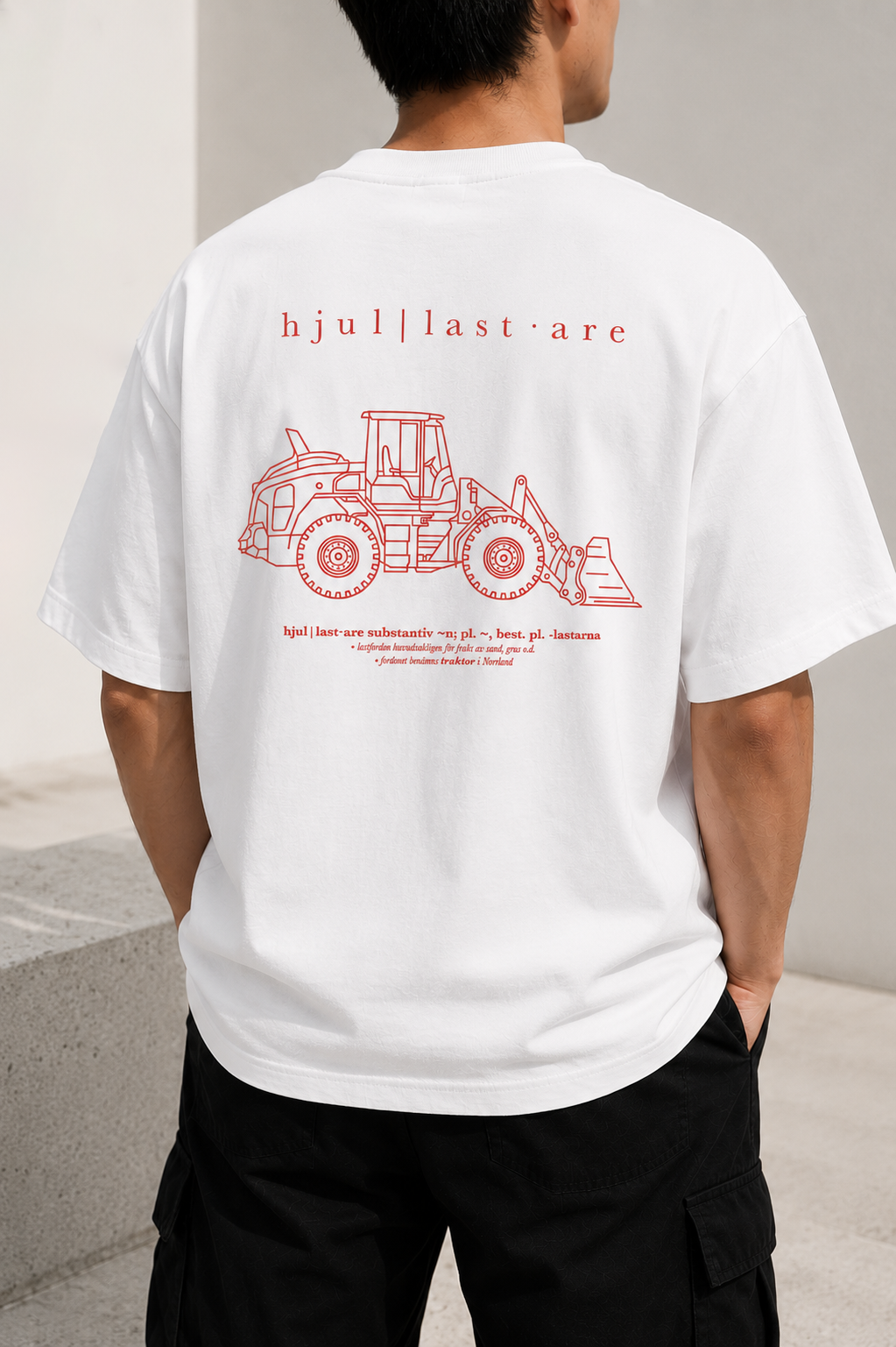Hjullastare - Oversized T-shirt